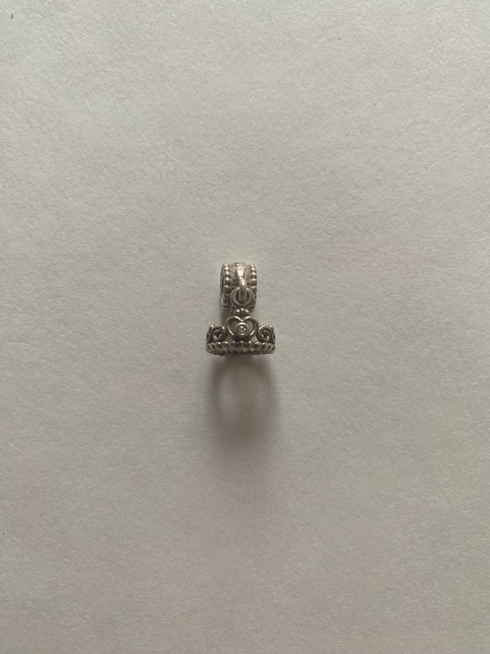 Pandora My Princess Tiara Dangle Charm - Silver Tone